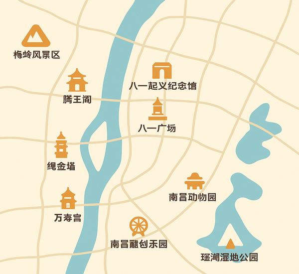 【攻略】南昌旅遊熱門景點