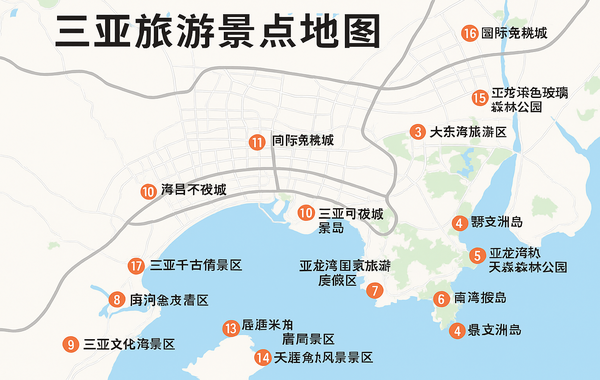 【攻略】三亞旅遊熱門景點