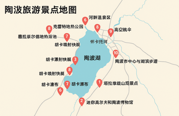 【攻略】陶波旅遊熱門景點
