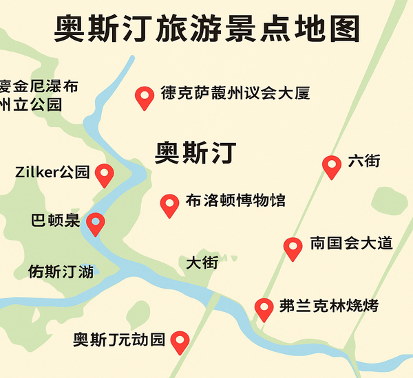 【攻略】奧斯汀旅遊熱門景點