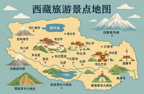 【攻略】西藏旅遊熱門景點
