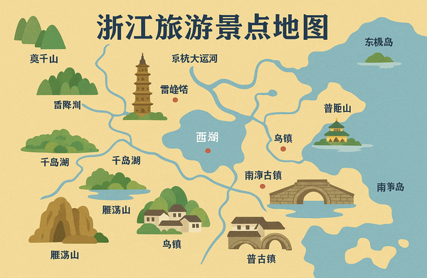 【攻略】浙江旅遊熱門景點