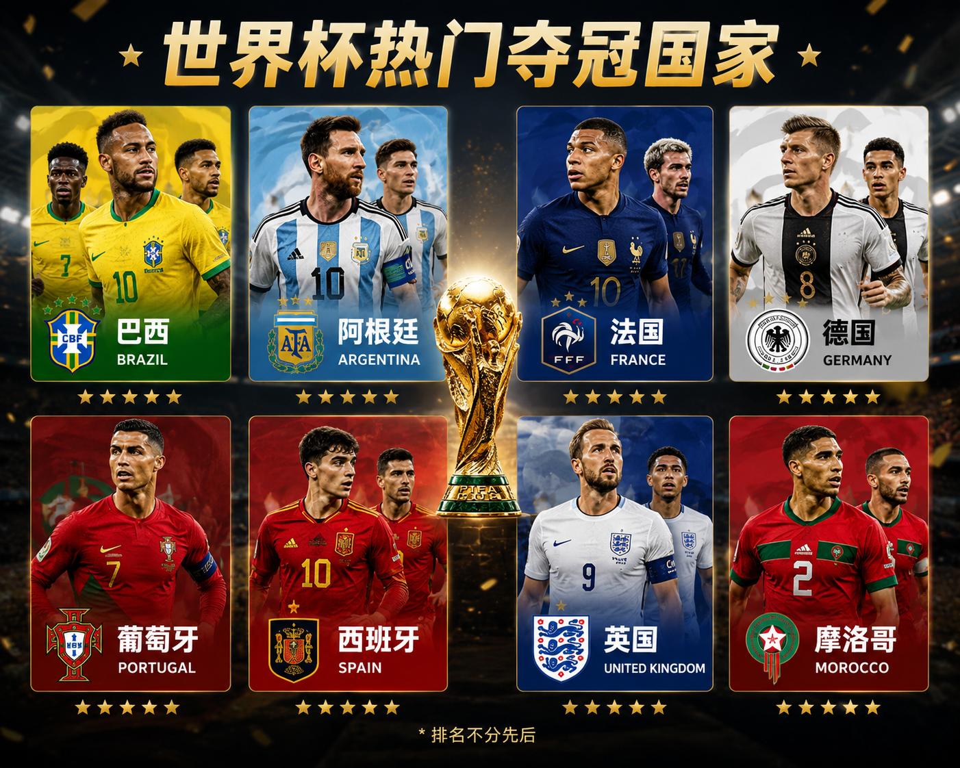 2026世界杯8大夺冠热门国家，藏着世界级绝美风光！